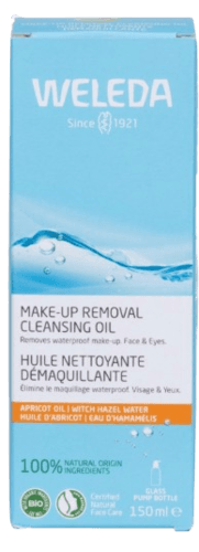 שמן ניקוי להסרת איפור | לניקוי העור מלכלוך ואיפור | מכיל 150 מל | וולדה | Weleda