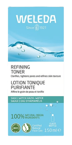 טונר מטהר לעור הפנים | ומצמצם את מראה הנקבוביות | מכיל 150 מל | וולדה | Weleda