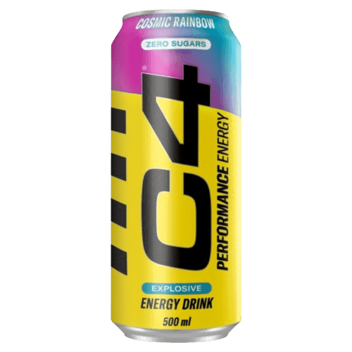 משקה מוגז | בטעם פירות | בתוספת קפאין חומצות אמינו וויטמינים | 500 מל | מארז 12 פחיות |