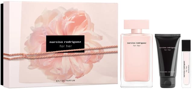 סט נרסיסו רודריגז מארז 3 חלקים אדפ לאישה 100 מל + חלב גוף 50 מל + בושם מוקטן 10 מל