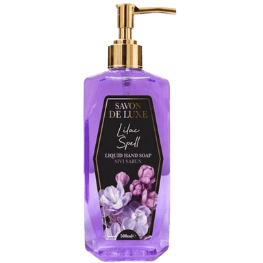 SAVON DE LUXE - סבון ידיים יוקרתי | אל סבון נוזלי קטיפתי | Lilac Spell | מכיל 500 מל