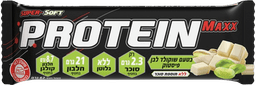 מארז 24 חטיפי חלבון פרוטאין מקס | בטעם שוקולד לבן פיסטוק | 21 גרם חלבון | 62 גרם | PROTEIN MAXX