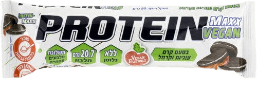 מארז 12 חטיפי חלבון פרוטאין מקס | טבעוני | בטעם קרמל מלוח | 205 גרם חלבון | 62 גרם | PROTEIN MAXX VEGAN