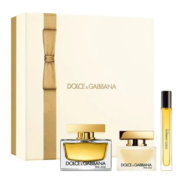 דולצ'ה וגבאנה דה וואן מארז 3 חלקים אדפ לאישה 75 מל + הייר מיסט 30 מל + בושם מוקטן 10 מל