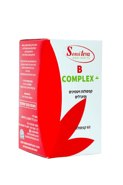 B COMPLEX | כמוסות בי קומפלקס | 60 קפסולות | סנסי טבע