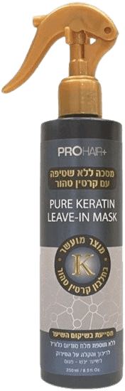 ספריי מסכה לשיער | ללא שטיפה | לשיער יבש | עם קרטין | 250 מל | פרו הייר - PROHAIR