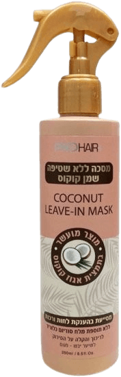 ספריי מסכה לשיער | ללא שטיפה | לשיער יבש | עם קוקוס | 250 מל | פרו הייר - PROHAIR