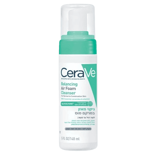 מוס ניקוי מאזן | לעור רגיל עד מעורב | 148 מל | סרווה CERAVE