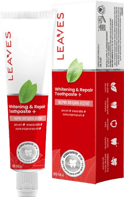 משחת שיניים להלבנה מתקדמת ושיקום | מכיל 100 מל | ליבז | Whitening Repair Toothpaste | LEAVES