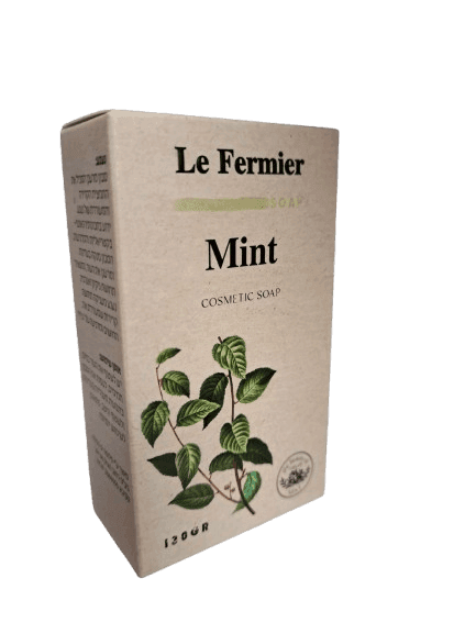 סבון קוסמטי | נענע | פלומה ים המלח | מכיל 130 גר | Le Fermier |