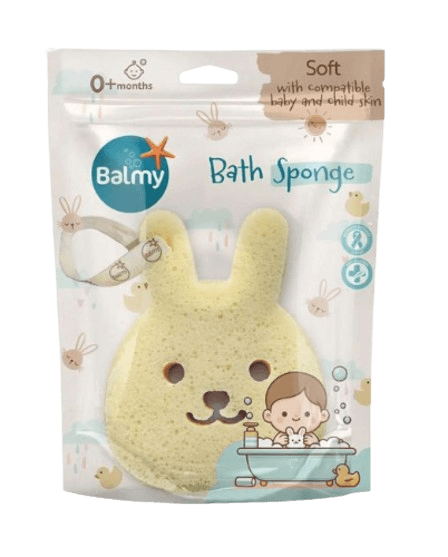 ספוג רחצה לתינוקות | 0 חודשים | צורת ארנב | Balmy | Bunny Bath Sponge |