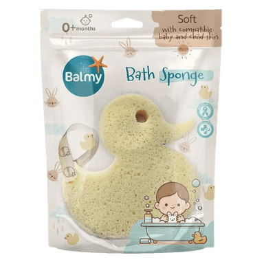 ספוג רחצה לתינוקות | 0 חודשים | בצורת ברווז | Balmy | Bunny Bath Sponge |
