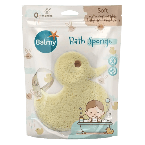 ספוג רחצה לתינוקות | 0 חודשים | בצורת ברווז | Balmy | Bunny Bath Sponge |