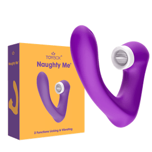 Naughty me ויברטור מלקק וחודר