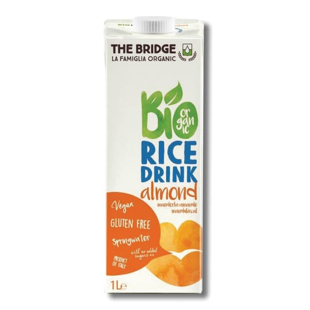 משקה אורז אורגני - שקדים The bridge