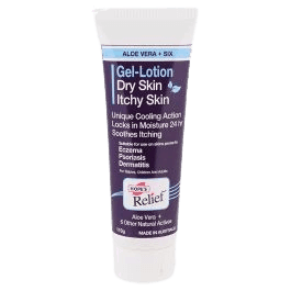 הופס GEL-LOTION DRY SKIN | גל קירור | לעור יבש אדמומי לעקיצות ולהרגעת העור | מכיל 110 גרם | HOPES RELIEF