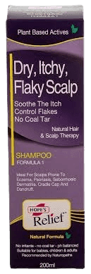 הופס שמפו נגד קשקשים | DRY ITCHY FLAKY SCALP | לקרקפת יבשה מגרדת | מכיל 200 מל | Hopes Relief