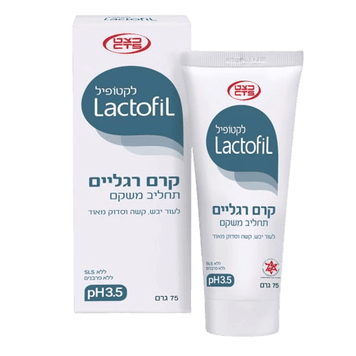 לקטופיל קרם רגליים משקם | מכיל 75 גרם | כצט - LACTOFIL
