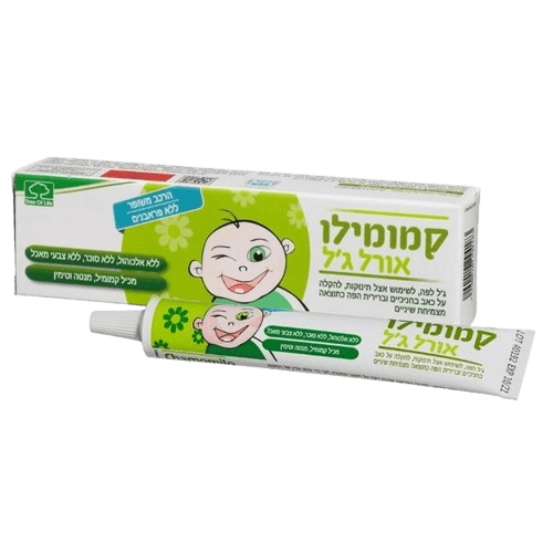 קמומילו אורל גל לחניכיים | לטיפול בפה אצל תינוקות | לשימוש מגיל 3 חודשים | 20 מל