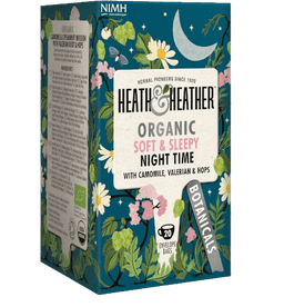 חליטת תה אורגני - קמומיל | 20 שקיקים | HEATH HEATHER | ORGANIC | SOFT SLEEPY | NIGHT TIME