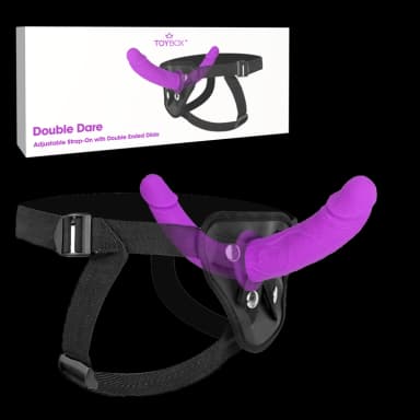 סטרפאון עם דילדו כפול Double Dare