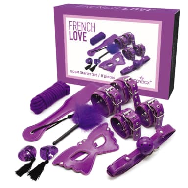 ערכת BDSM סגולה למתחילים French Love