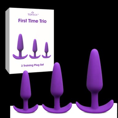 סט פלאגים אנאליים למתחילים First Time Trio