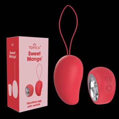 ביצת רטט עם שלט Sweet Mango
