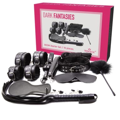 ערכת BDSM שחורה למתחילים Dark Fantasies