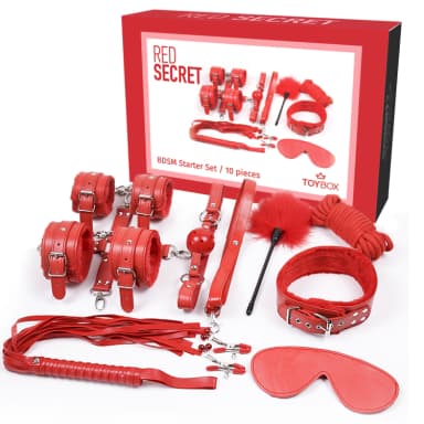 ערכת BDSM אדומה למתחילים Red Secret