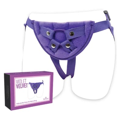 רתמת סטראפאון Violet Velvet