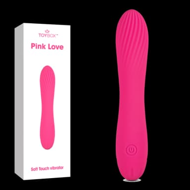 ויברטור במגע קטיפתי Pink Love