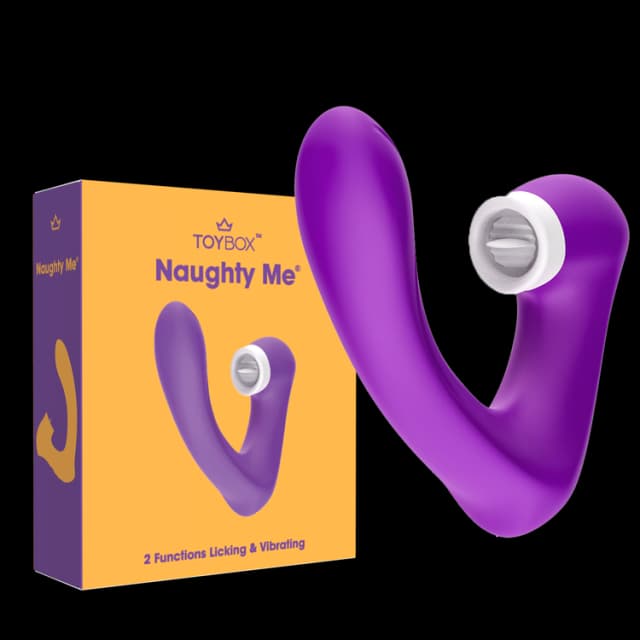 Naughty me ויברטור מלקק וחודר