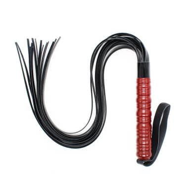 שוט PVC ידית מהגוני 62 סמ