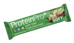 חטיף חלבון בטעם פיסטוק שוקולד | PROTEIN PRO SOFT - פרוטאין פרו | 154 גרם חלבון | טבעוני | 55 גרם