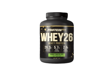 אבקת חלבון בטעם שוקולד דובאי | WHEY 26 | מכיל 2 קג | פרוטאין מקס - PROTEIN MAXX