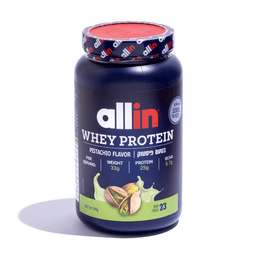 אבקת חלבון WHEY בטעם פיסטוק משקל 759 גרם 23 מנות