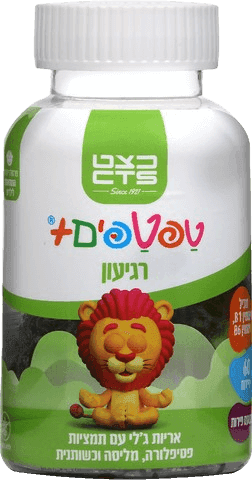 טפטפים פלוס | רגיעון | בטעם פירות | 60 יחידות | כשר פרווה | כצט | CTS |