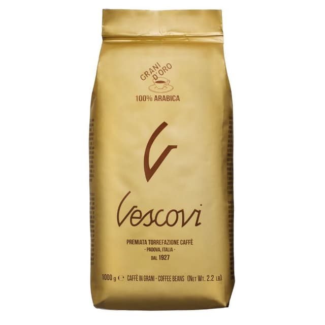 קפה וסקובי זהב 1 קג יבואן רשמי Grani Doro חוזק 710