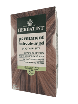 הרבטינט | צבע שיער קבוע | על בסיס צמחי | בלונד אפרפר בהיר| HERBATINT | 8C |
