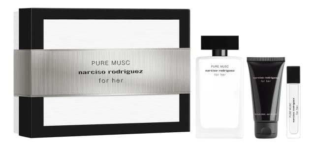 מארז נרסיסו רודריגז פור הר פיור מאסק לאישה - אדפ 100 מל + 10 מל + תחליב גוף 50 מל