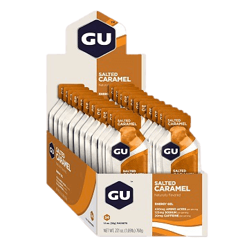 גל אנרגיה | ENERGY GEL GU | בטעם קרמל מלוח | מכיל 24 יח |