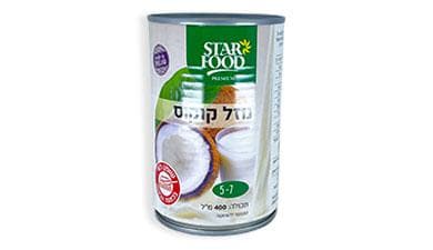 נוזל קוקוס 400 גרם STAR FOOD400 ג