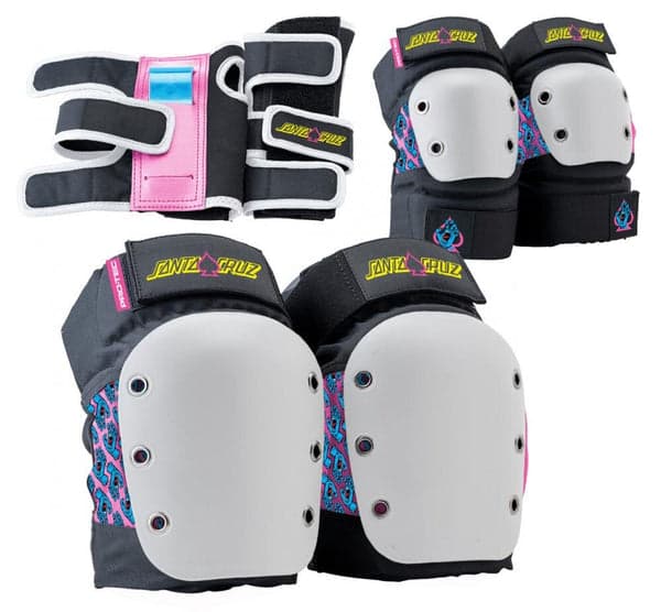 סט מגנים מקצועיים לספורט אתגרי Pro-Tec 3 Santa Cruz