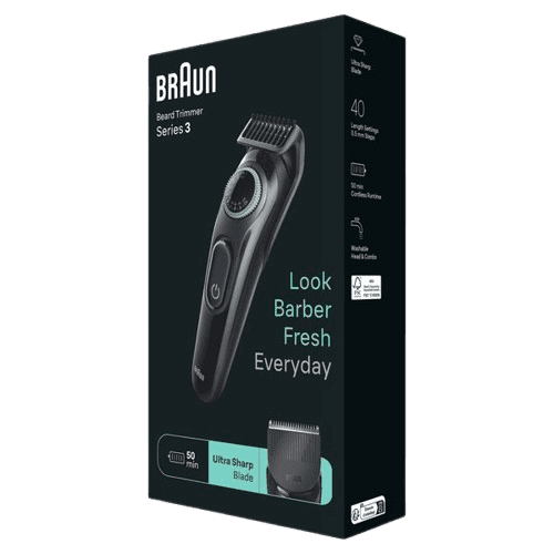 תספורת לזקן | Braun Beard Trimmer | Series 3 | BT3411
