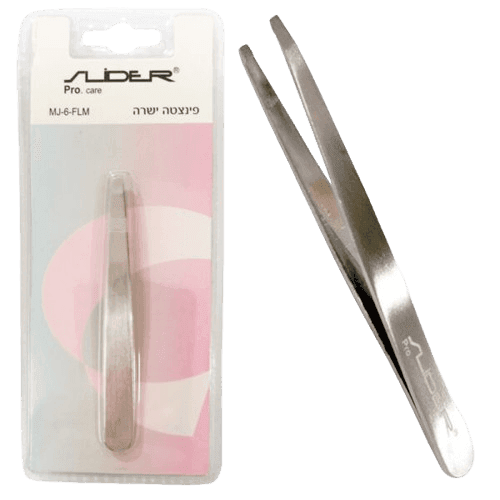 פינצטה ישרה | MJ-6C-FLM | צבע כסף | סליידר | SLIDER