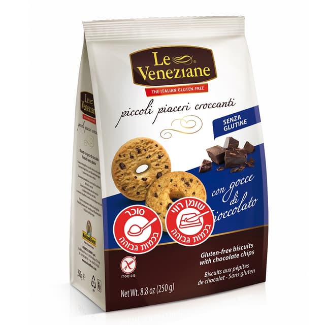 ביסקוויט מקמח תירס שוקולד ציפס