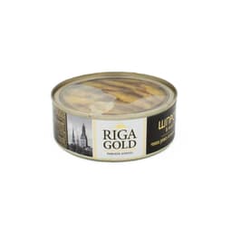 ריגה גולד שפרוטים מעושנים בשמן צמחי 240 גרם Riga