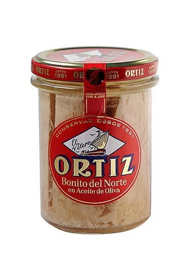 נתחי טונה לבנה בשמן זית - ORTIZ