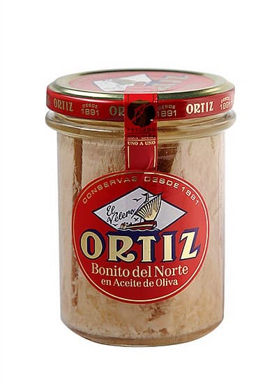 נתחי טונה לבנה בשמן זית - ORTIZ